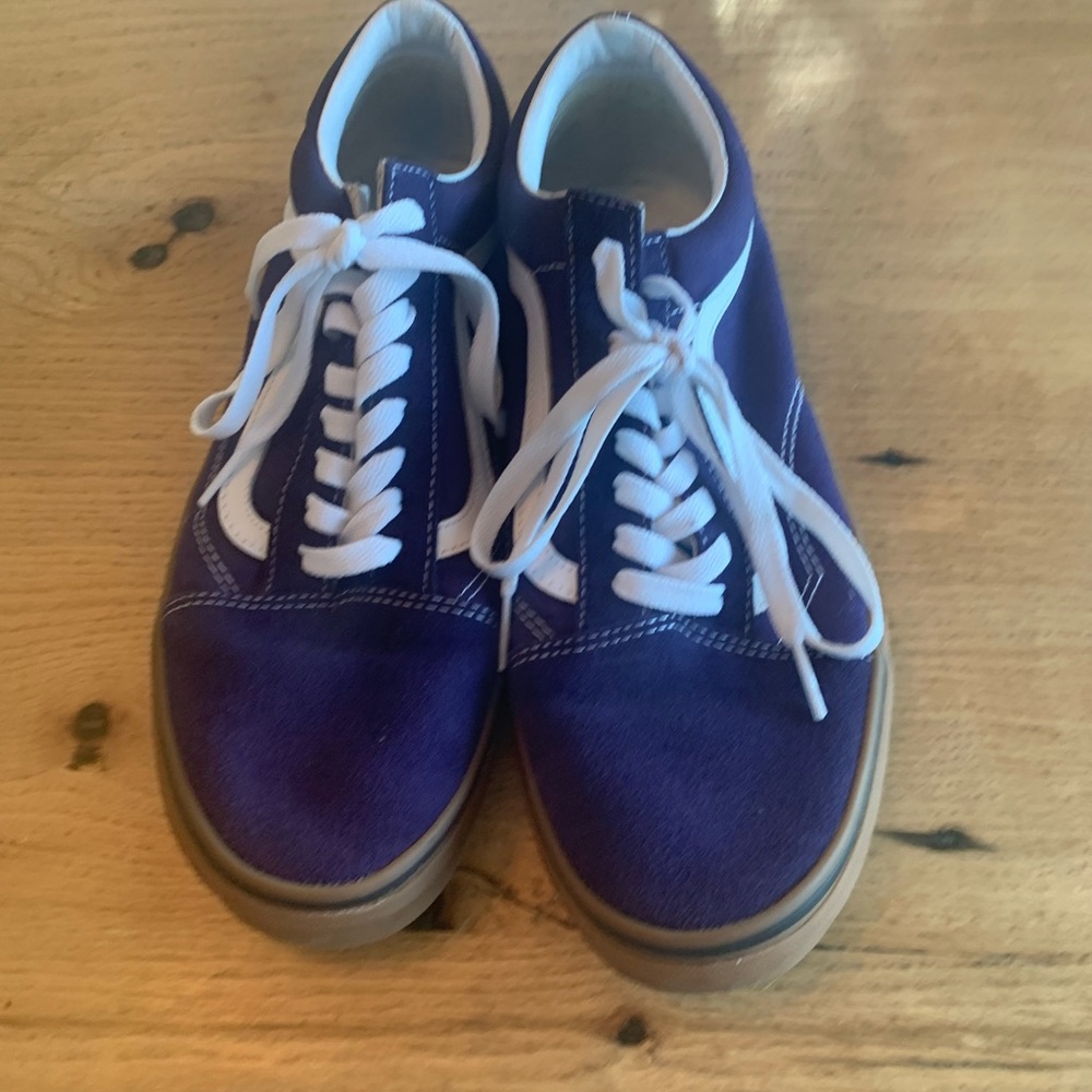 Vans Old‎ Skool Sneaker Trainers Purple Blue Men’s 10 NWOT